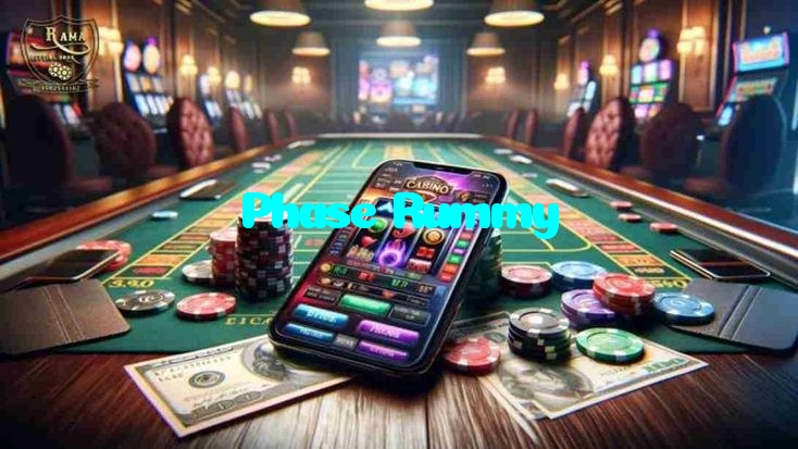 Phase Rummy casino presented on mobile device in Pakistan with slots and live games